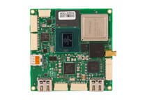 Single-board computer featuring a central processing unit, memory modules, multiple connection ports, and Jupiter-AI capability.