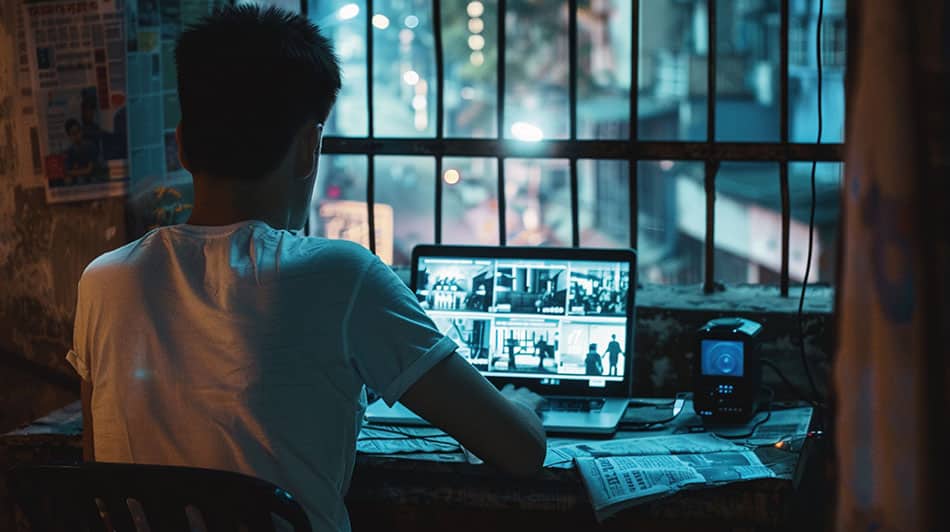 covert surveillance system tech with edge ai video processing