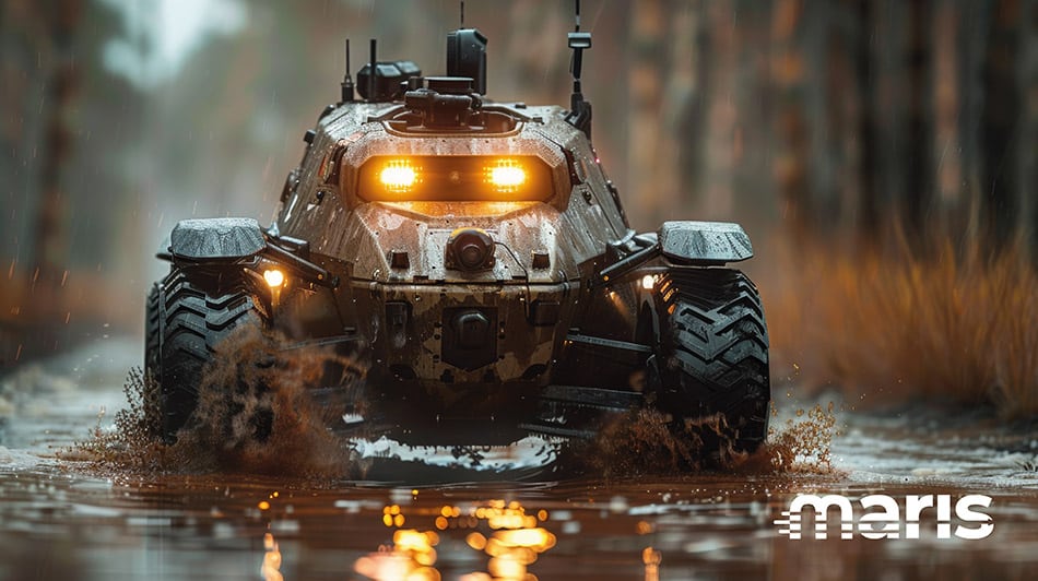 Edge Computing in Autonomous Vehicles for Defense AI